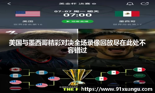 美国与墨西哥精彩对决全场录像回放尽在此处不容错过